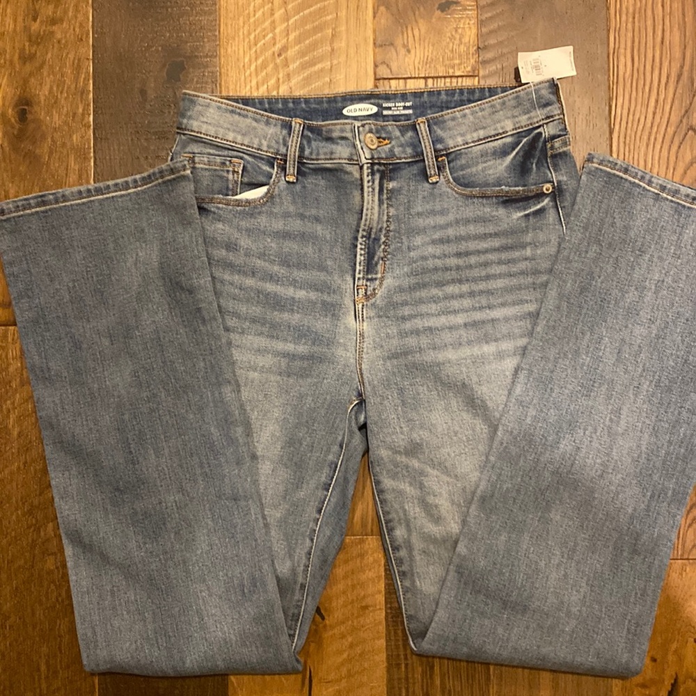 Womens Okd Navy kicker boot cut jeans size 8